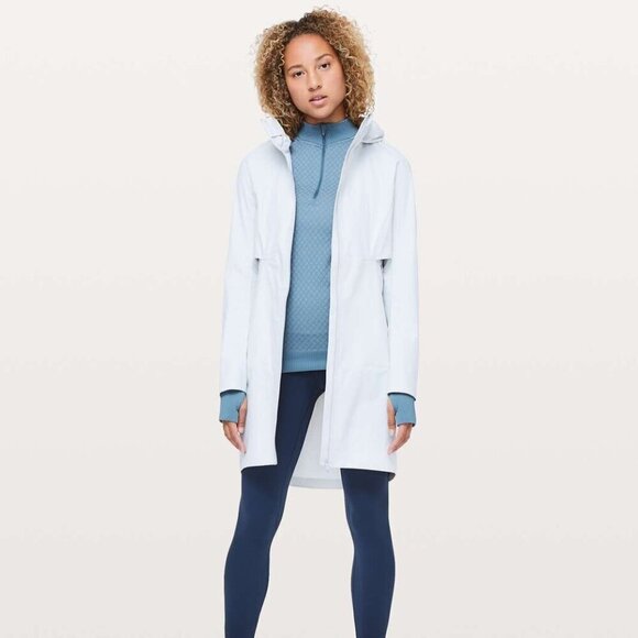 Lululemon Rest Less 1/2 Zip- Thick Long Sleeve Running Top-Size 10 - Picture 2 of 12